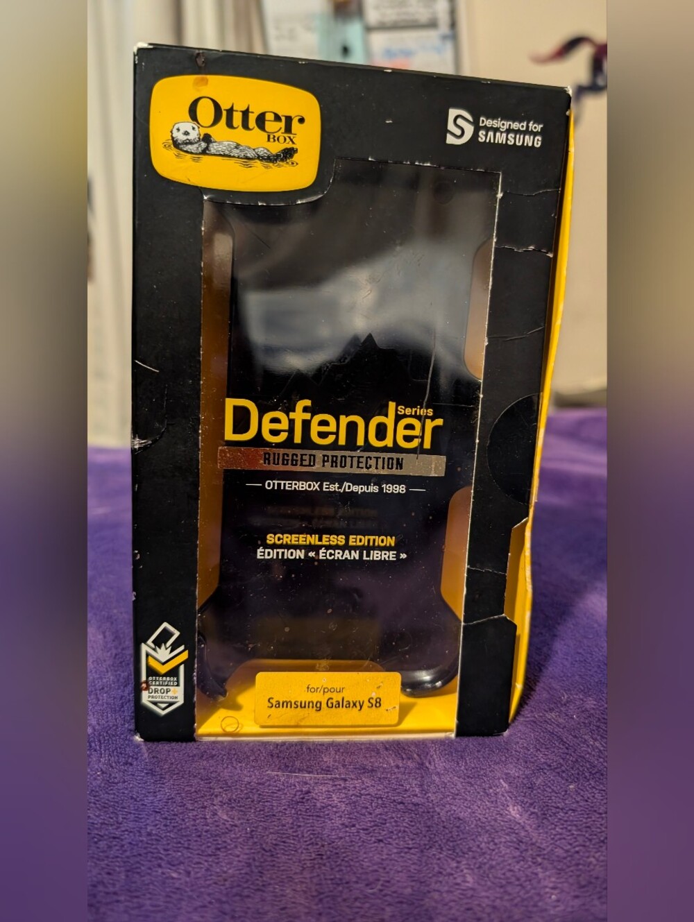 OtterBox Defender Series Case for Samsung Galaxy S8 - Black Screenless Edition